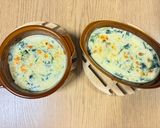 えびとほうれん草のグラタン(バターなし)作り方5写真