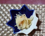 筍姫皮の梅肉あえ作り方1写真