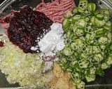 豚ミンチとオクラのタレ焼き作り方4写真