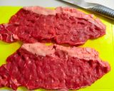 特売の安売り肉を極上柔らかステーキに♪作り方1写真