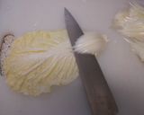 ロール白菜のチャイナクリームスープ煮込み作り方1写真