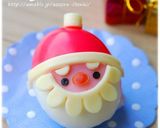 クリスマス　ゆでたまごサンタ作り方1写真