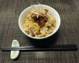 サバ味噌缶とたっぷりコーンの炊き込みご飯作り方3写真
