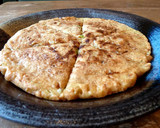 素朴な節約オヤツ☆我が家の簡単ネギ焼き作り方4写真
