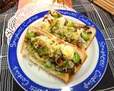 玉葱と枝豆の海苔風味トースト作り方5写真