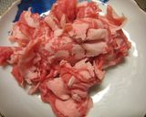 簡単中華♪青菜と牛肉のとろ～りあんかけ♪作り方3写真
