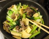 簡単中華♪青菜と牛肉のとろ～りあんかけ♪作り方7写真