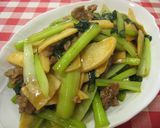 簡単中華♪青菜と牛肉のとろ～りあんかけ♪作り方8写真