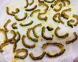 レンチンで!!カレー風味のゴーヤチップ作り方3写真