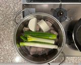 韓国料理、豚肉カルビタン (돼지갈비탕)作り方4写真