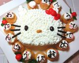簡単手軽に❤キティちゃんのケーキ❤作り方9写真