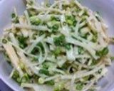 大根と万能ねぎの胡麻味噌さらだ作り方3写真