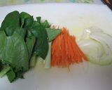 緑豆春雨の具だくさんスープ作り方3写真