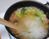 緑豆春雨の具だくさんスープ作り方8写真