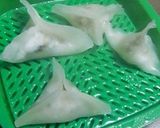 アジの干物で、蒸し餃子♬作り方4写真