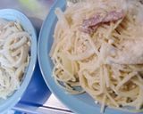 手抜きですみません、カルボナーラ風作り方4写真
