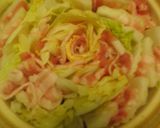 白菜と豚ばら肉の蒸し煮鍋作り方8写真