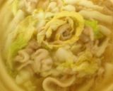 白菜と豚ばら肉の蒸し煮鍋作り方9写真