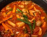 冷凍エビと冷凍ムール貝のトマト煮込み作り方5写真