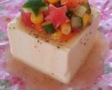 簡単☆栄養満点カラフルなサラダ風冷奴作り方3写真