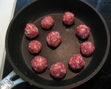 ナポリ風ミートボール作り方3写真