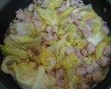 めんつゆで牛モツ鍋しょうゆ味作り方5写真