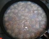 めんつゆで牛モツ鍋しょうゆ味作り方3写真