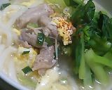 寒い季節に☆生姜たっぷり 鶏塩うどん作り方6写真