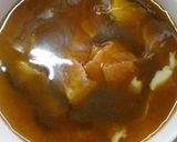 カレーうどん風！茶碗蒸し（小田巻き蒸し）作り方4写真