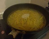 ガーリックトマトソースパスタ～バジル風味作り方1写真