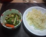 鶏　紅白巻きと　つけ麺のつけだれ！作り方6写真