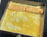 絶品！ちくわの穴に明太マヨ卵焼き＊お弁当作り方5写真