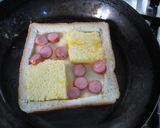 朝食に♪市松模様の簡単フレンチトースト作り方4写真
