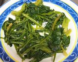 ほうれん草と牛肉の生姜サラダ作り方1写真