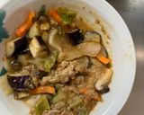 簡単中華風味噌親子丼味根菜茄子甘酢酢豚作り方16写真