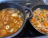 豚汁と一緒に簡単煮物(小鉢程度)作り方6写真