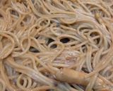 イカワタパスタ　キノコ入り作り方5写真