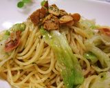 我家人気のにんにくパスタ❤ペペロンチーノ作り方10写真
