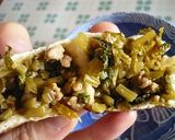 大根の葉大量消費！めちゃウマお焼き作り方1写真