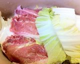「白菜と豚肉を煮たの」作り方2写真