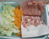 味噌焼きそば作り方1写真