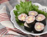お弁当に～♪カニかまチーズの海苔巻き作り方5写真