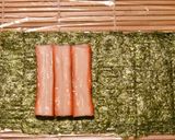 お弁当に～♪カニかまチーズの海苔巻き作り方1写真