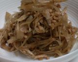 ごぼうのそぼろきんぴら作り方5写真