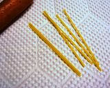 キャラ弁　ウィンナーに毛作り方1写真