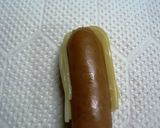 キャラ弁　ウィンナーに毛作り方3写真