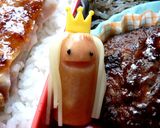 キャラ弁　ウィンナーに毛作り方5写真
