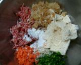 野菜たっぷり☆豆腐ハンバーグ作り方3写真