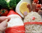 クリスマス♡キャラ弁＊サンタ＆トナカイ作り方7写真