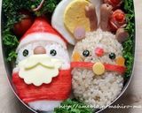 クリスマス♡キャラ弁＊サンタ＆トナカイ作り方10写真